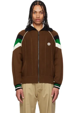 rice nine ten Knitting Track Jacket