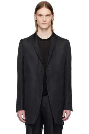 Rick Owens Black Hollywood Lido Blazer