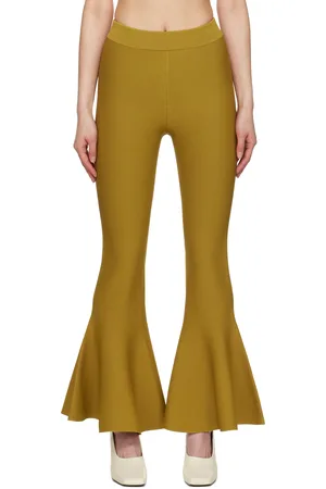 Ami Yellow Godet Short Lounge Pants