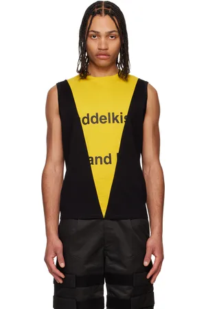 Olly Shinder SSENSE Exclusive Black & Yellow Buddelkiste Tank Top