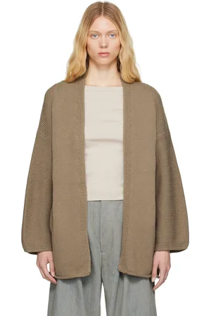 Lauren Manoogian Khaki Open Cardigan