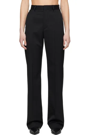 Maison Margiela Black Tailoring Wool Blend Trousers