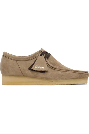 Clarks Taupe Wallabee Derbys