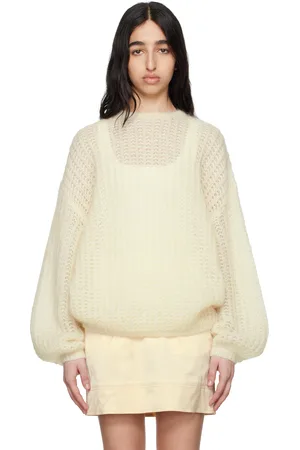 Totême Off-White Puffed Knit Sweater