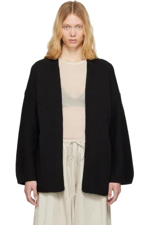 Lauren Manoogian Black Open Cardigan