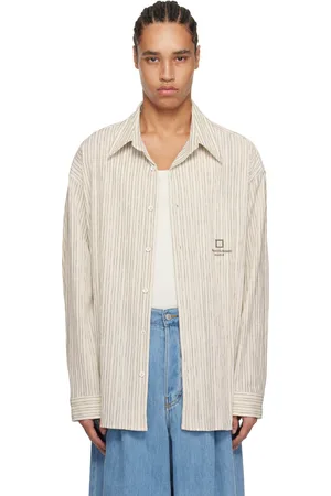 WOOYOUNGMI Off-White Striped Shirt
