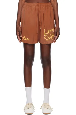 AMIRI Orange Saturday Night Shorts