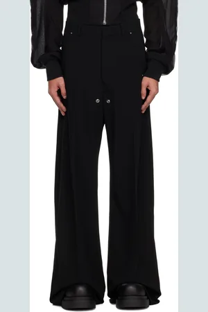Rick Owens Black Hollywood Tailored Belas Trousers