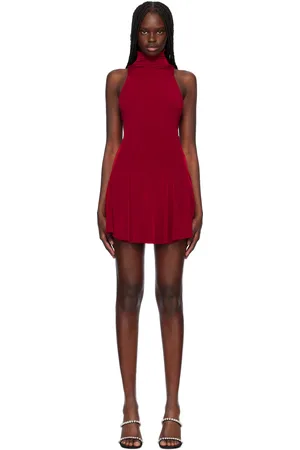 Mirror Palais Red Christy Supermodel Minidress