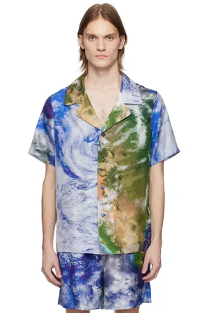Balmain Multicolor Earth Print Shirt