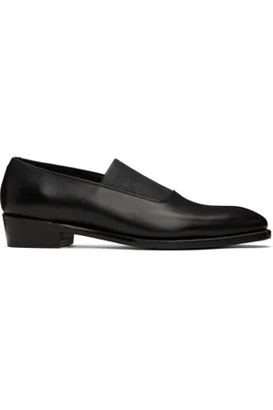 RAINMAKER KYOTO Black Shirring Opera Loafers
