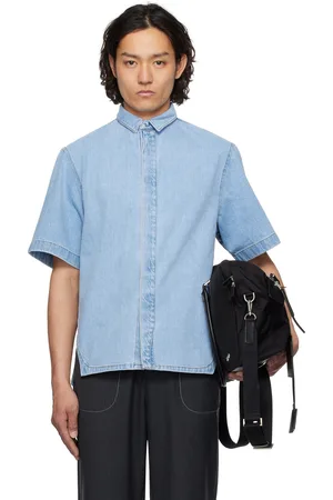 Ader Error Blue Half Sleeve Product. 57 Denim Shirt