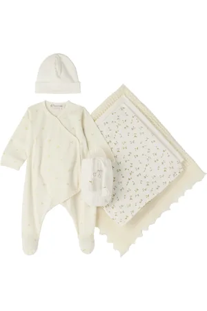 BONPOINT Baby Off-White First Nights Blanket Set