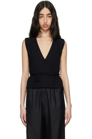 Leset Lauren Sleeveless Wrap Vest