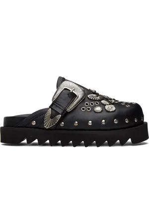 TOGA PULLA Black Sabot Loafers