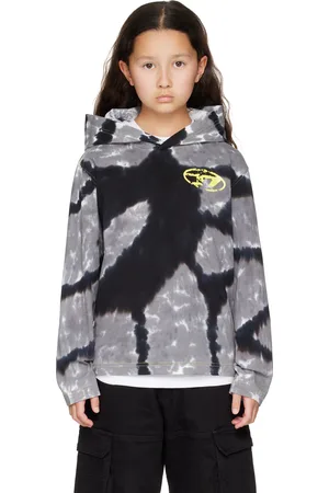 Diesel Kids Gray Scranelshoodn1 Over Hoodie