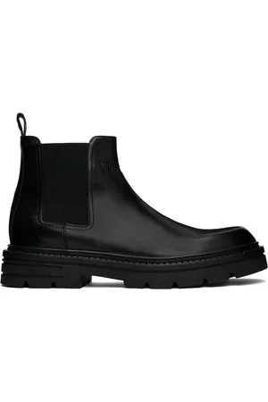 VERSACE Black Adriano Chelsea Boots