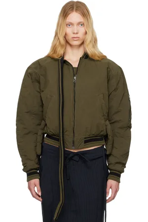 OTTOLINGER Khaki Strap Bomber Jacket