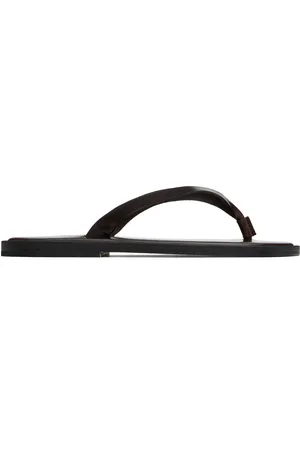 Auralee Leather Tong Flip-Flops