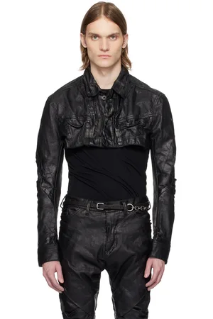 JULIUS Cropper Mylar Denim Jacket