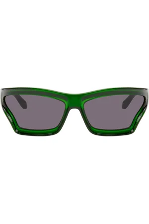 Loewe Green Paula’s Ibiza Arch Mask Sunglasses