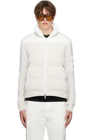 Moncler White Quilted Down Jacket