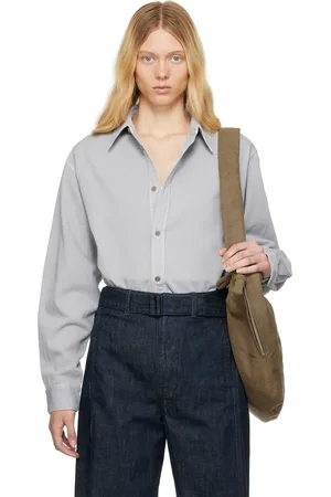 LEMAIRE Blue Relaxed Shirt