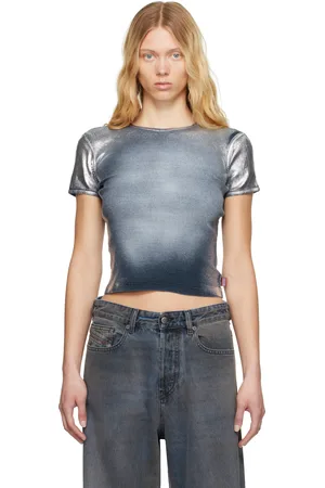 Diesel Blue T-Ele-Long-Q1 T-shirt