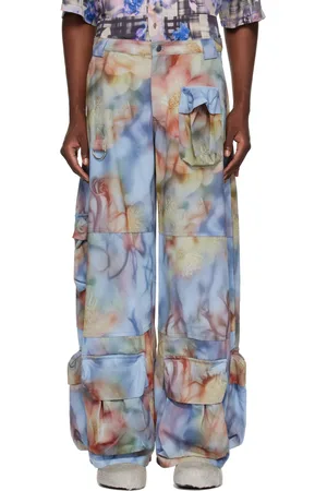 Collina Strada Blue Garden Cargo Pants