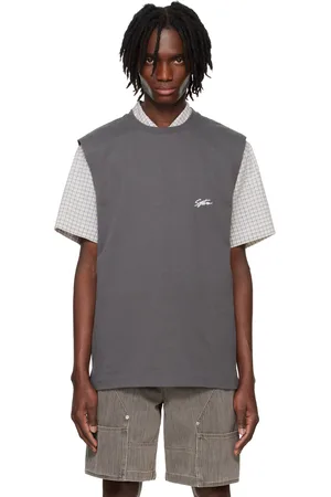 SYSTEM Gray 25 Title Tank Top