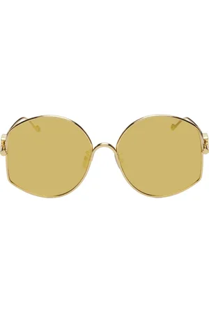Loewe Gold Oversized Sunglasses
