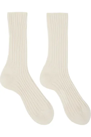 The Row Off-White Calf Socks