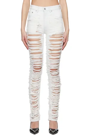 Maison Margiela White 5-Pocket Jeans