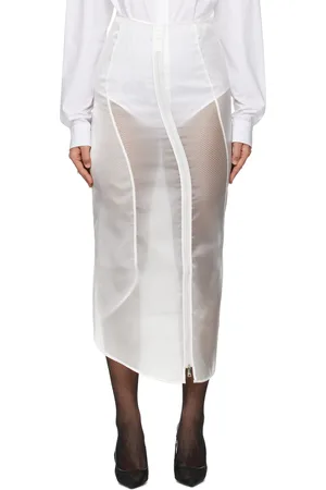 COPERNI White Organza Maxi Skirt