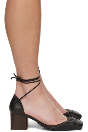 LEMAIRE Brown Micro Ballerina 55 Heels