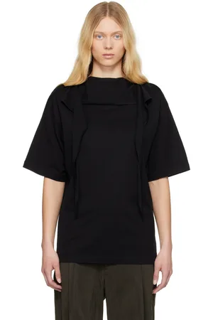 LEMAIRE Black Foulard T-shirt