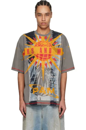 PAM PERKS AND MINI Gray Sphere 360 T-shirt