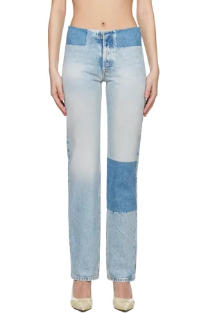 Maison Margiela Blue Patchwork Jeans