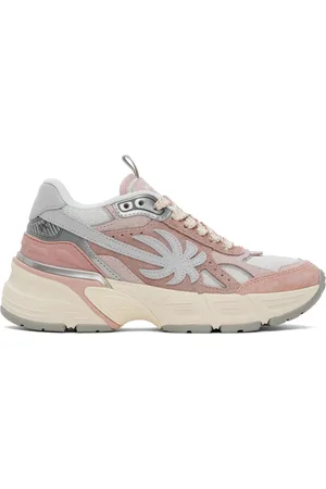 Palm Angels Pink & Silver PA 4 Sneakers