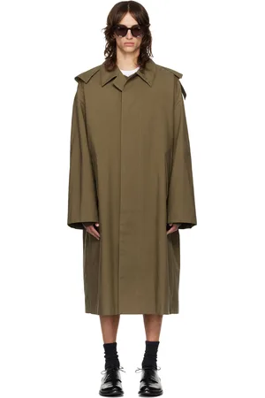 RIER Brown Cotton Bonded Coat