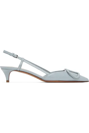 VALENTINO GARAVANI Blue VLogo 40mm Heels