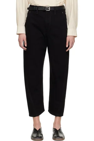 LEMAIRE Black Twisted Jeans