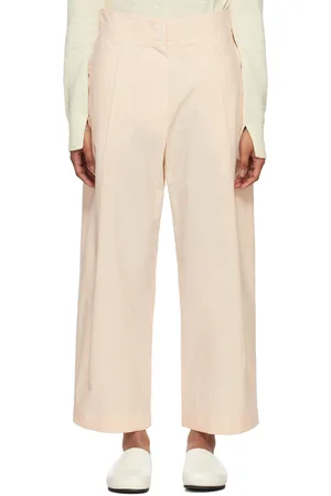 STUDIO NICHOLSON Pink Dordoni Trousers