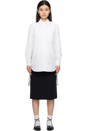 Thom Browne White Twisted Shirt