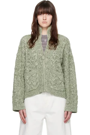 Holzweiler Green Tine Bloom Cardigan