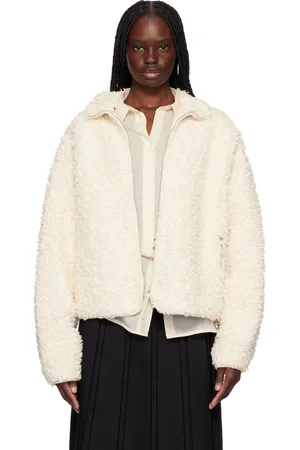 Jil Sander Off-White Zip-Up Jacket