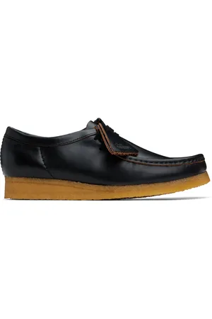 Clarks Black Wallabee Derbys