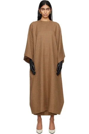 Marie Adam-Leenaerdt Houndstooth Maxi Dress