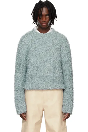 SYSTEM Blue Fluffy Sweater