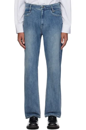 WOOYOUNGMI Blue Straight Jeans